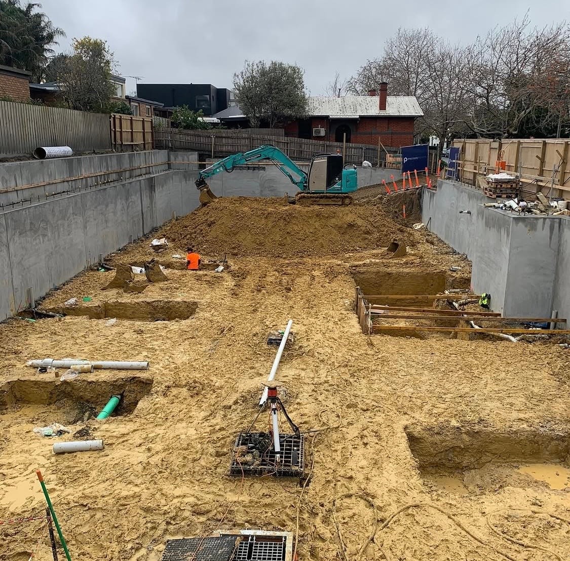 Residential Basement Excavation