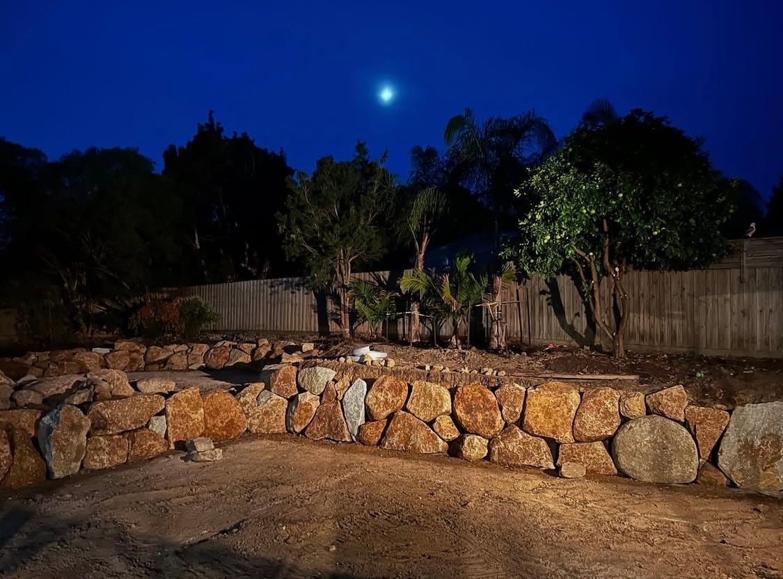 Stone Retaining Wall
