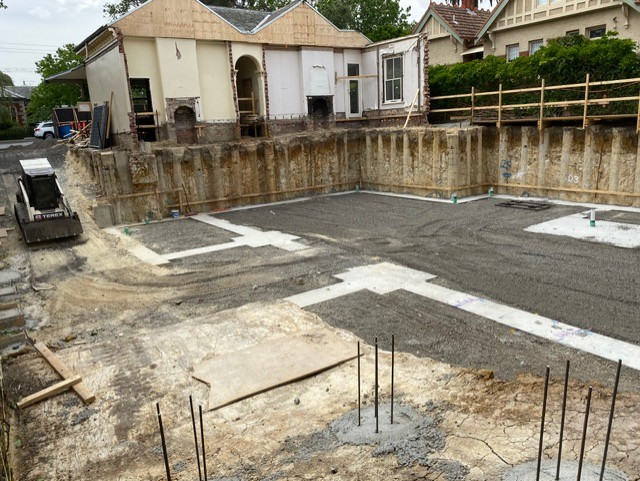 Footing Pour — Residential